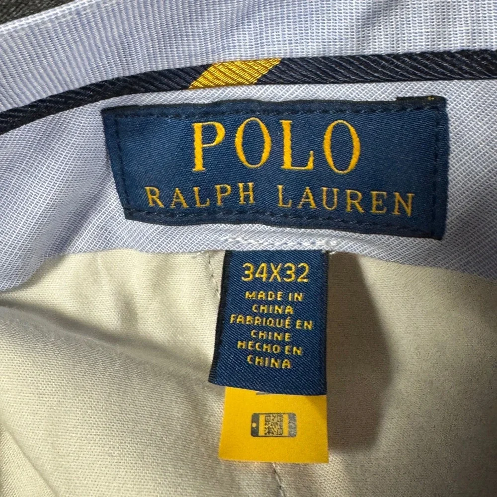 Polo Ralph Lauren Pants Mens 34x32 Gray Performance Stretch Twill Suit Trousers